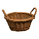 Small vintage wicker storage basket