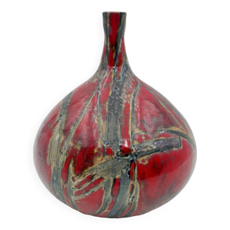 Carlo Zauli Faenza ceramic vase 1950s