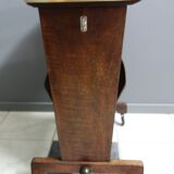 Pink formica magazine table 1950s