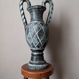 Terracotta ceramic amphora