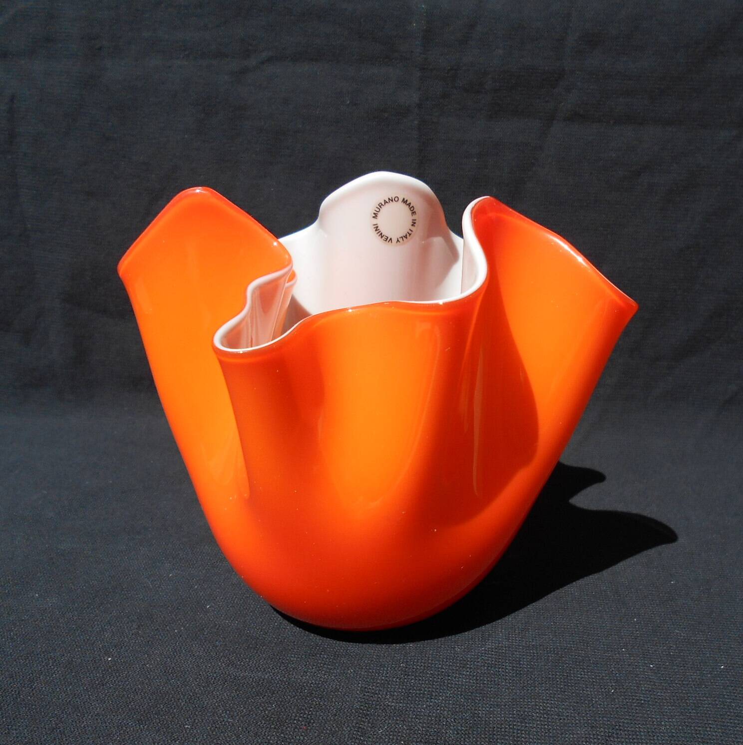 Murano Glass Vase by Fulvio Bianconi for Venini, 2003