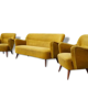 Fauteuil organique des années 50