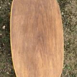 Large coffee table in vintage rattan