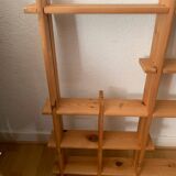 Light wood wall shelf