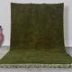 Tapis bérbere vert olive en laine taille 170cmx300cm