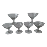 Selency champagne glasses x Monoprix Croisé Laroche