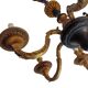 Victorian lustre in gilded and patinated bronze, Belle Époque ~1880