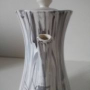 Cafetière Niderviller décor Chatons – faïence expressive années 50