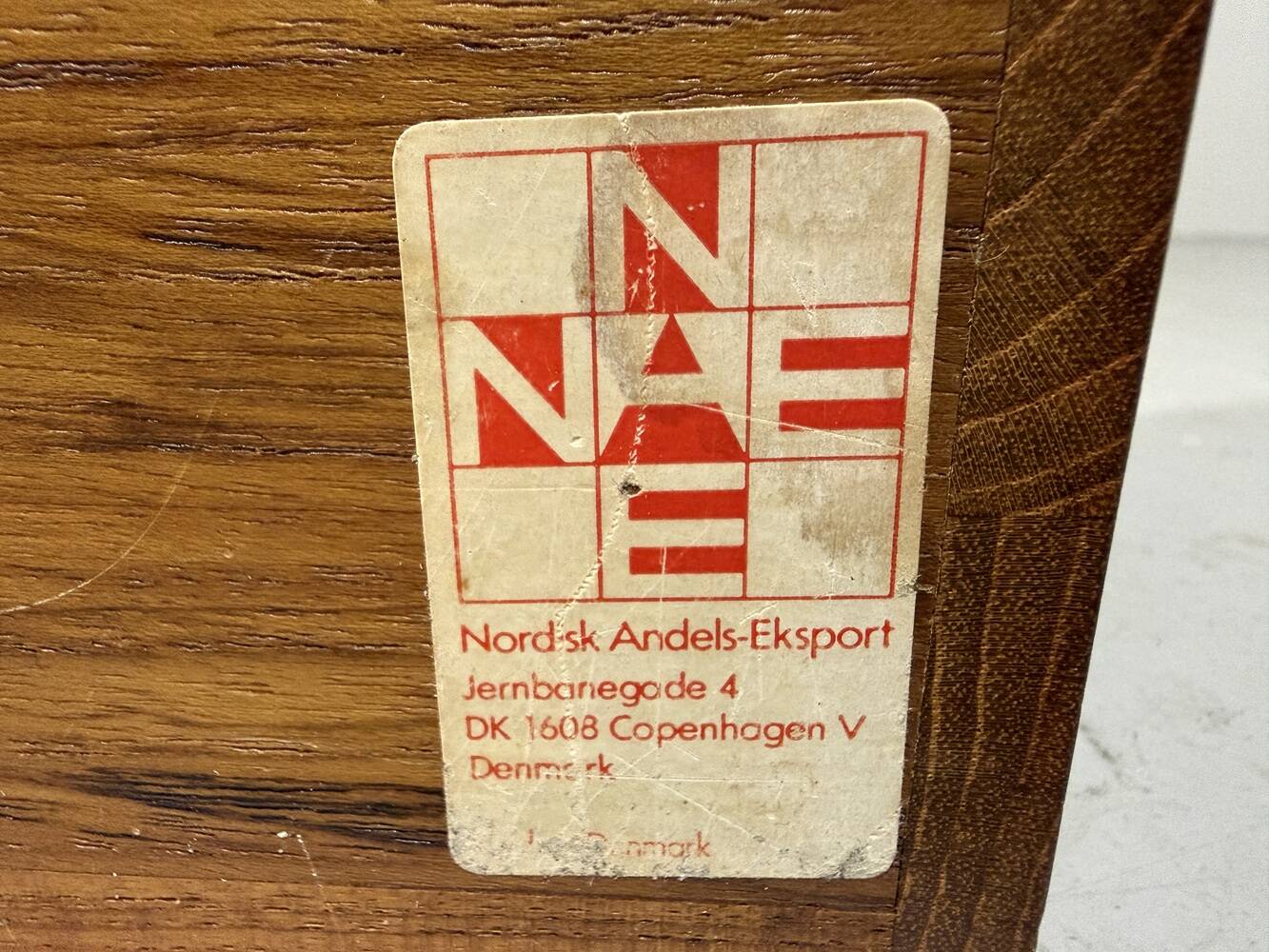 Teak desk organizer Nordisk Andels Eksport Denmark