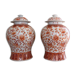 Paire de potiche, chine, vers 1800