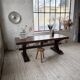 Table de monastère XXL en chêne, 19ème s.