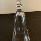 11 crystal champagne flutes, old and blown