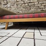 Vintage chaise longue daybed 1960"