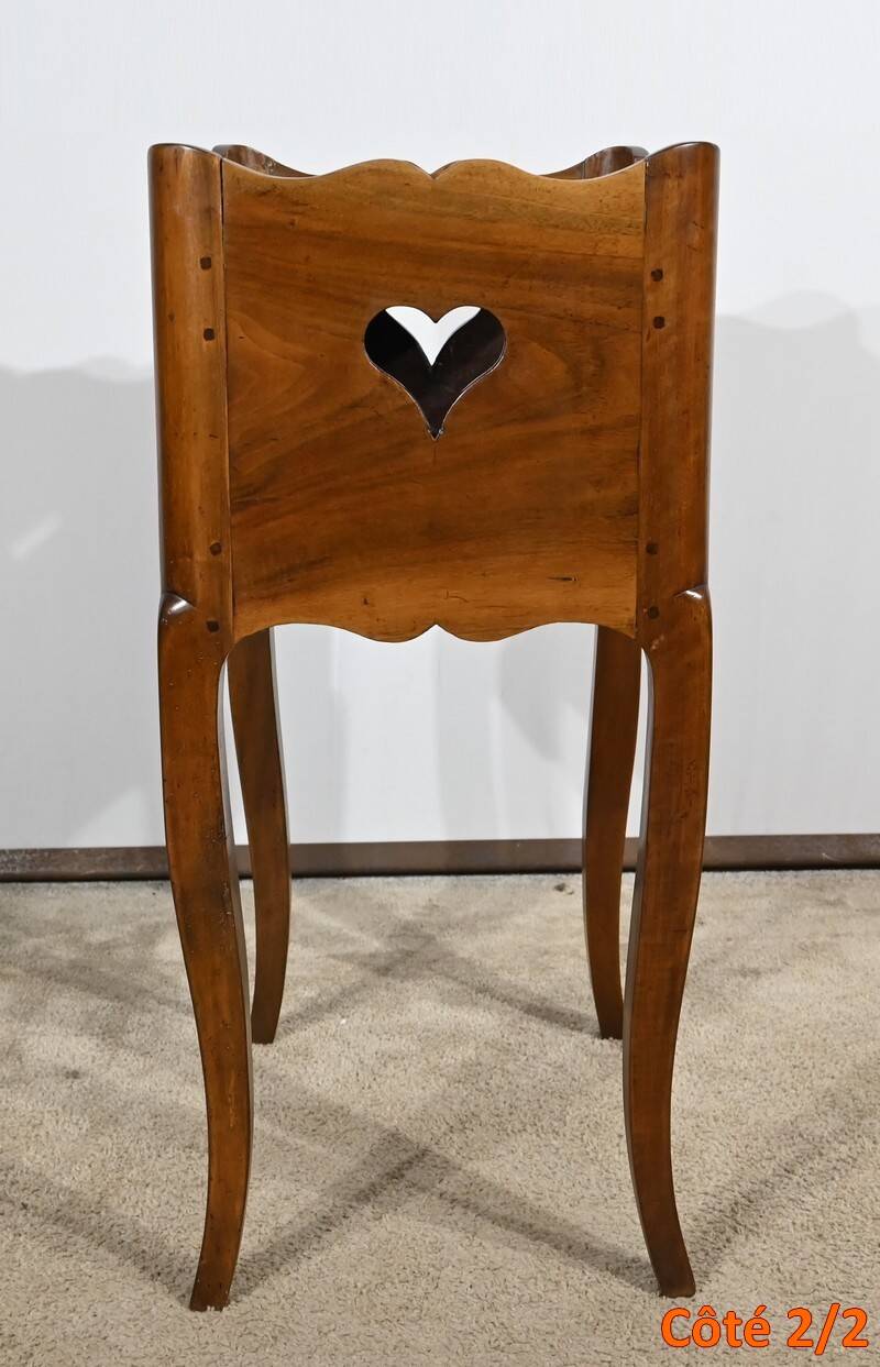 Small Snack Table in Solid Walnut, Louis XV – 18th Century