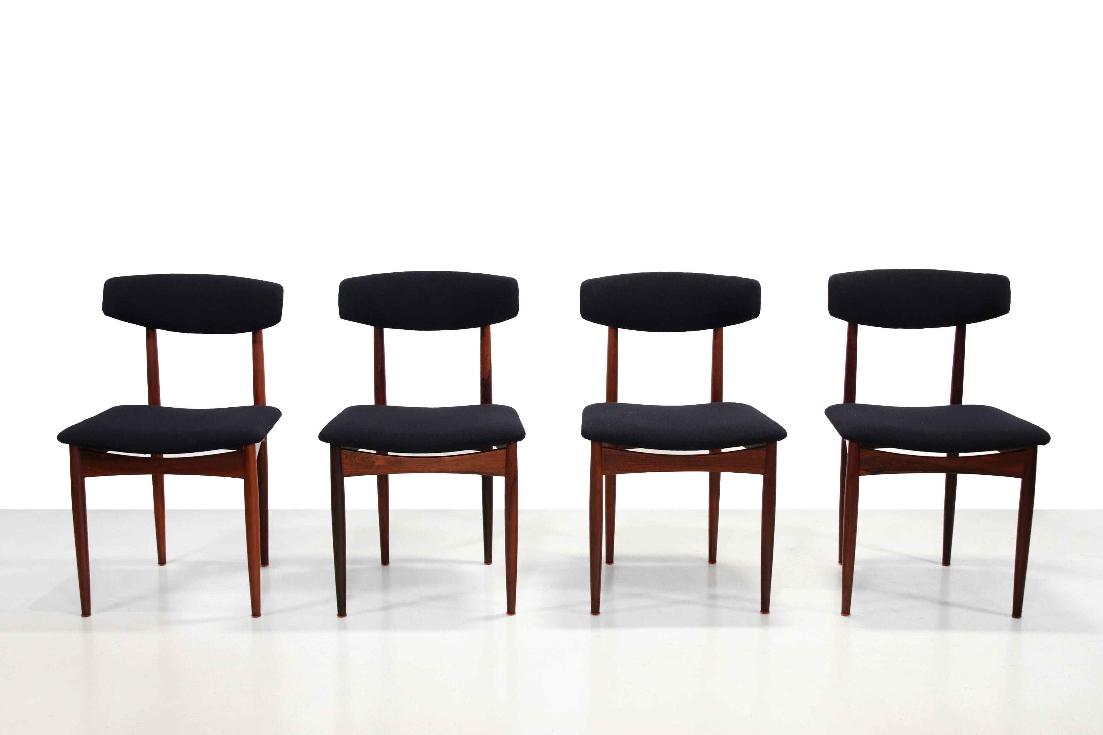 Chaises de salle à manger design en palissandre