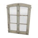 Fenêtre archée avec son cadre