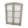 Arched window with its frame