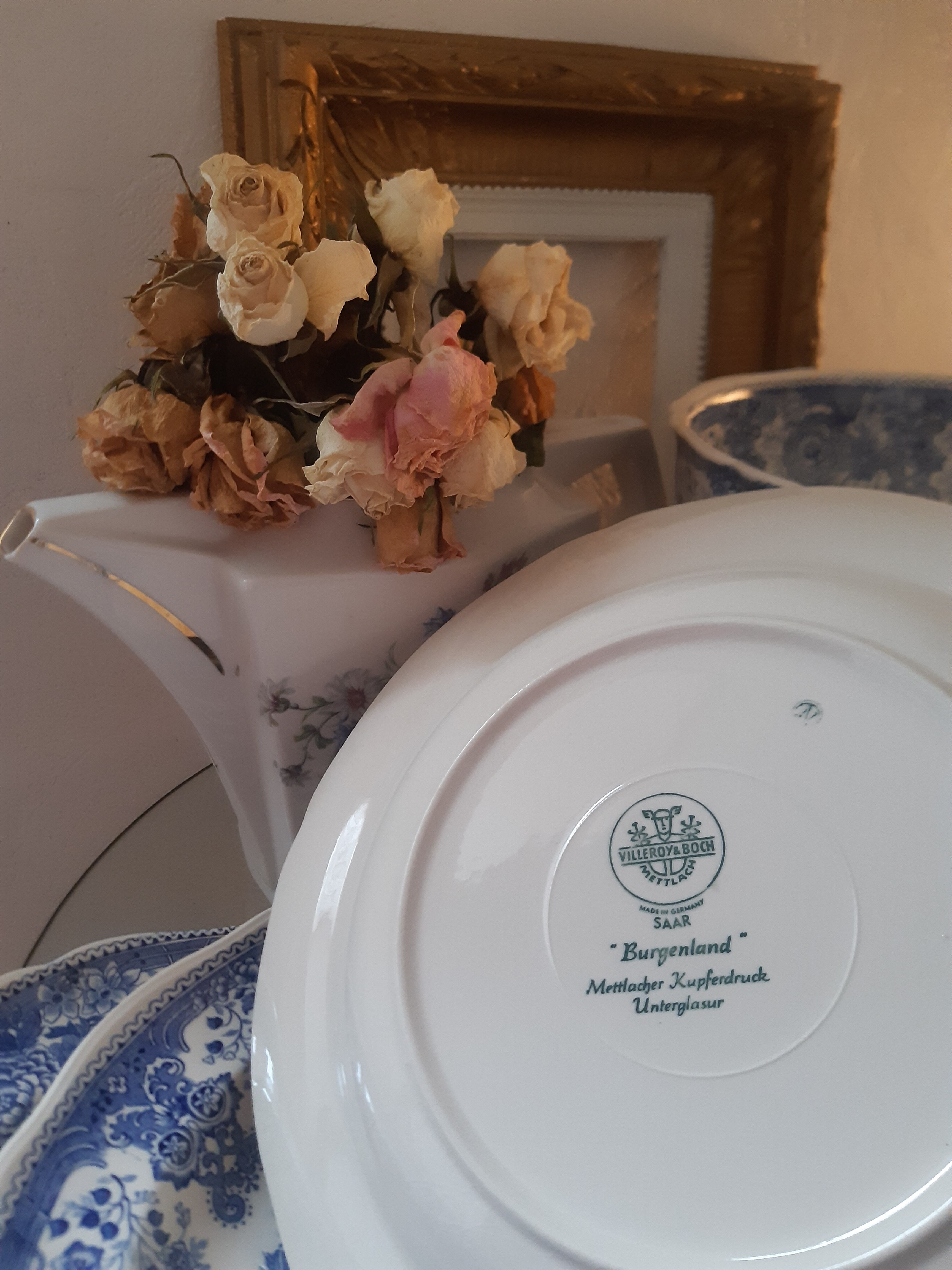 Tableware service Villeroy and Boch Mettlach Burgenland Made in Germany
