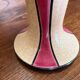 Vase Art Déco en faïence de Longwy, décor floral, 31 cm