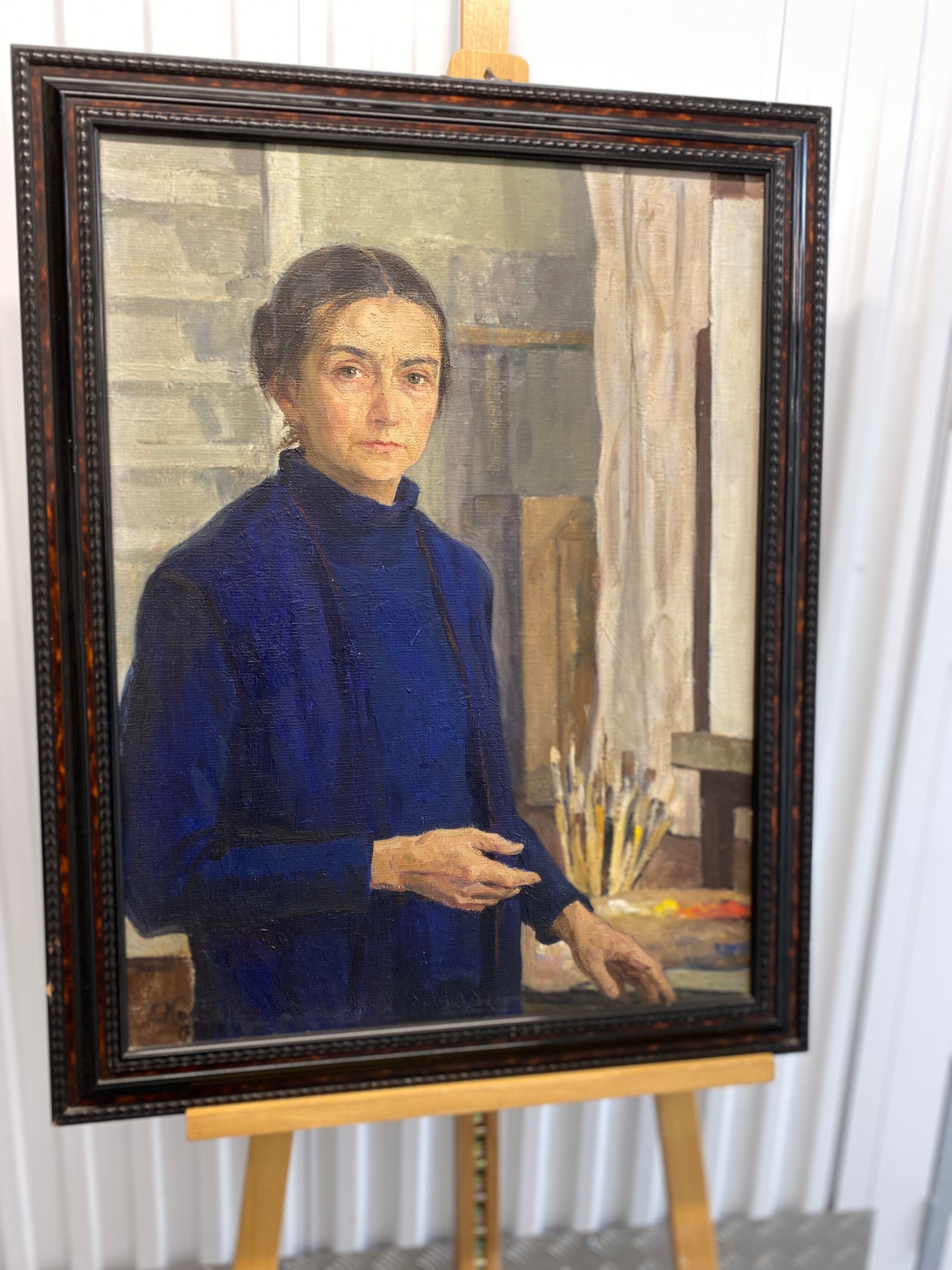 Portrait self-portrait of a Russian artist
