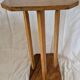 Vintage Art Deco wooden side table – 1930s/50s – unique piece
