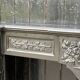 Napoleon III fireplace in black Belgian marble or Mazi, circa 1880