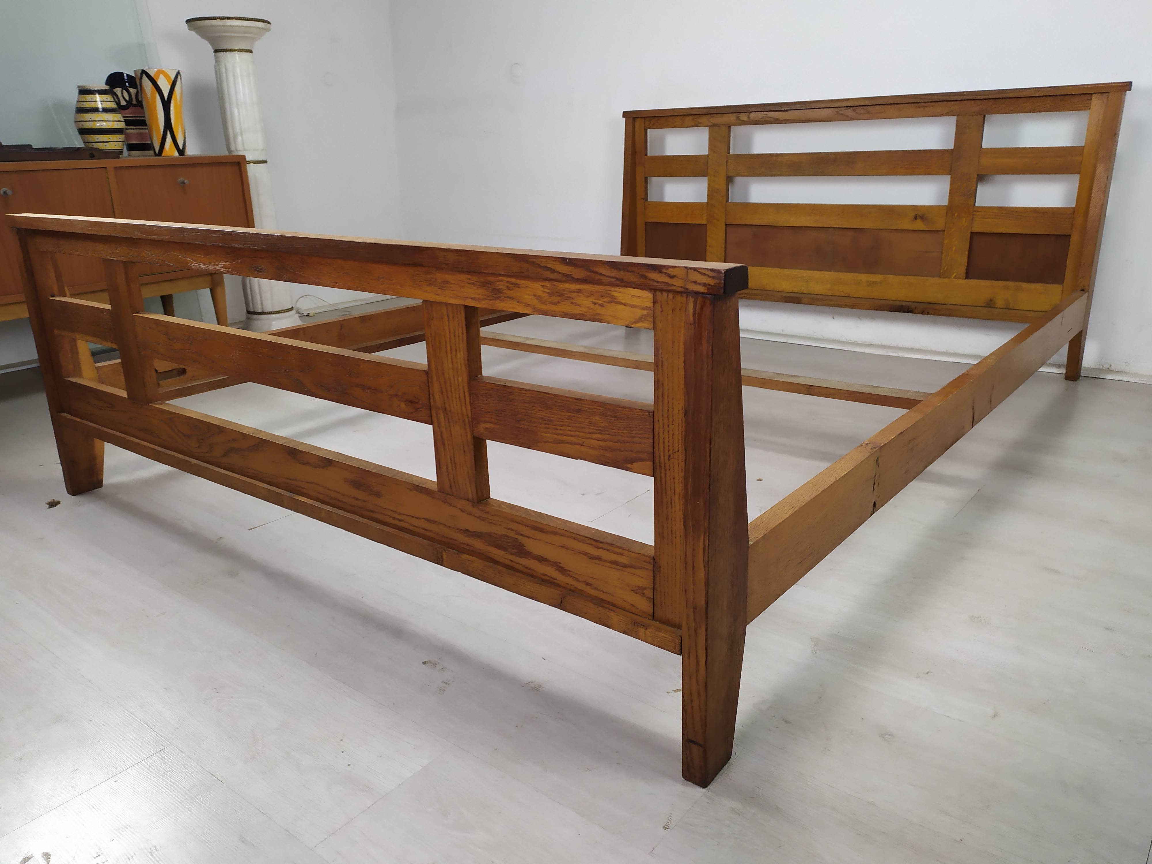 Bed 140 vintage oak