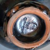 Jean Bacus (1885-1952) - Small black glazed stoneware bowl JB Vallauris