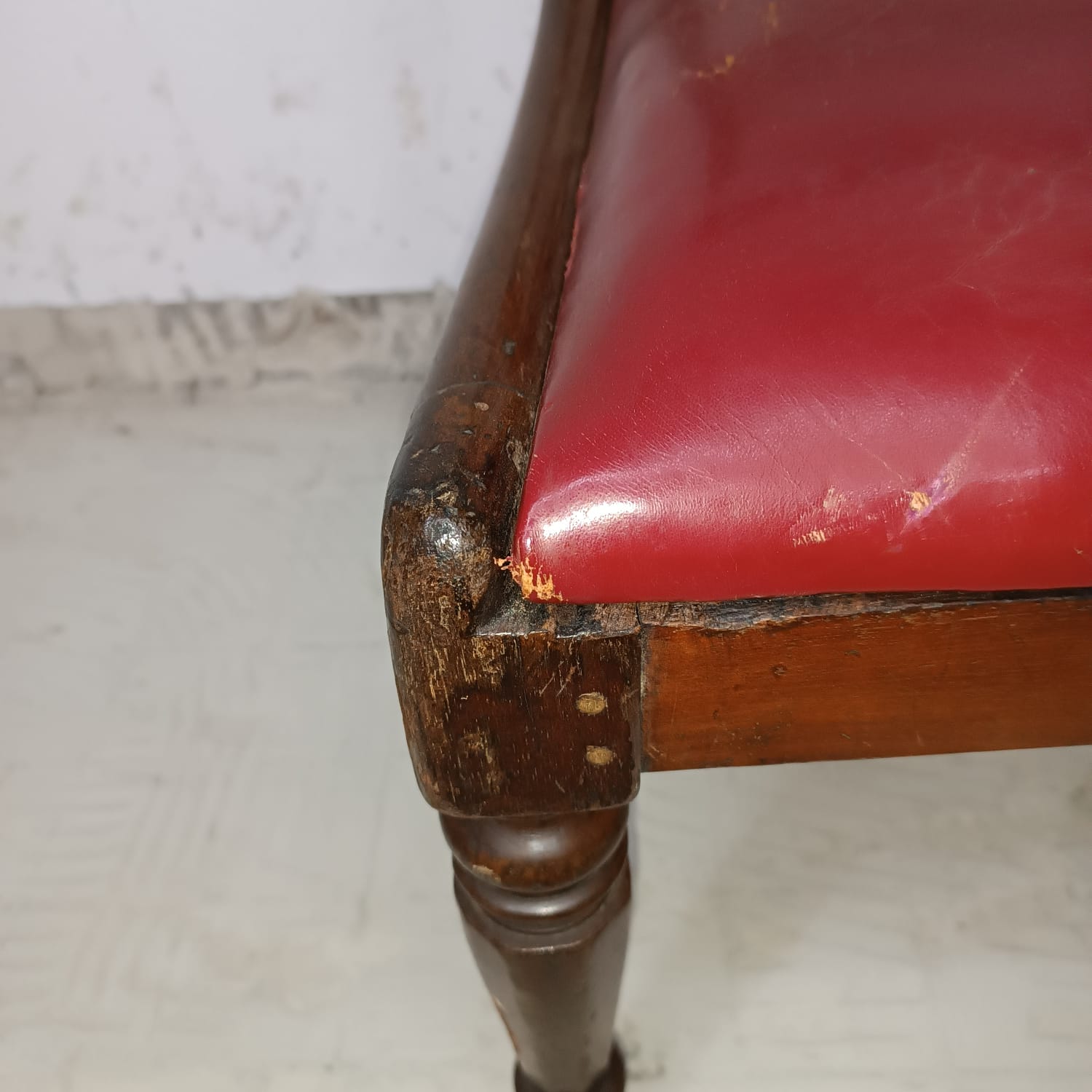 Set of 6 victorian antique dining chairs