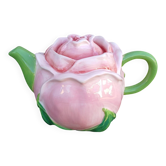 Teapot in the shape of a rose