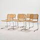 MK10525 Chaise tubulaire italienne, Lot de 6