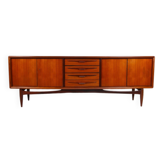 Scandinavian teak sideboard 1960 1970 Denmark