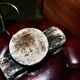 Brutalist stone candle holder 1960