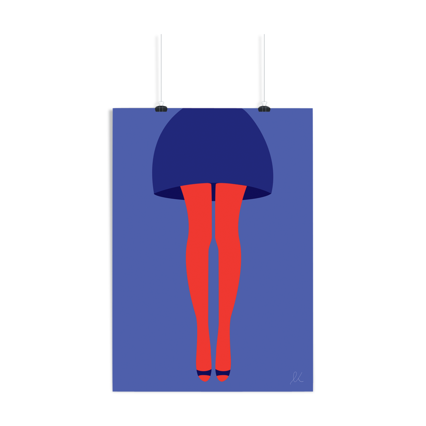 Illustration virgin legacy format A4, 21x29.7cm