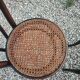 Duo chairs Thonet Austria seated cannée bistro blackened wood
