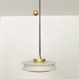 1 of 3 Awesome Adjustable Orion Glass Pendant Lamps from Staff