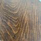 Signed turned wood tripod stool