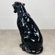 Black panther in ceramic floor 76 cm