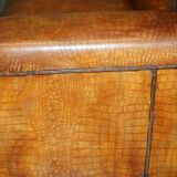 Fendi crocodile-embossed leather canapé, limited edition.