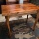 Table console tray wallet walnut sofa back design Vintage 1950