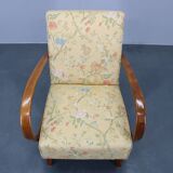 1950s Refurbished Jindrich Halabala  Armchair, Czechoslovakia