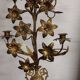 Gilded bronze candelabra, France, late 19th century