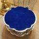 Beautiful silver metal jewelry box