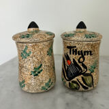 Spice pots Salt & Thyme Vallauris