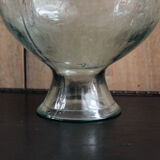Old blown glass bottle, amphora-shaped