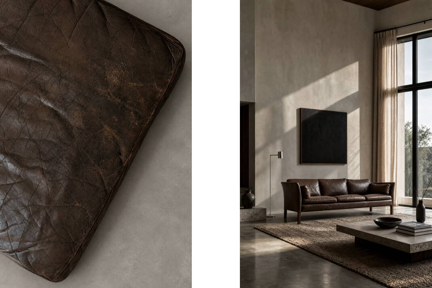 Mid-Century Modern Vintage Leather Cromwell Sofa by Arne Norell, 1960s