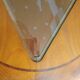 Table in solid cherry and glass