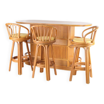 Rattan bar