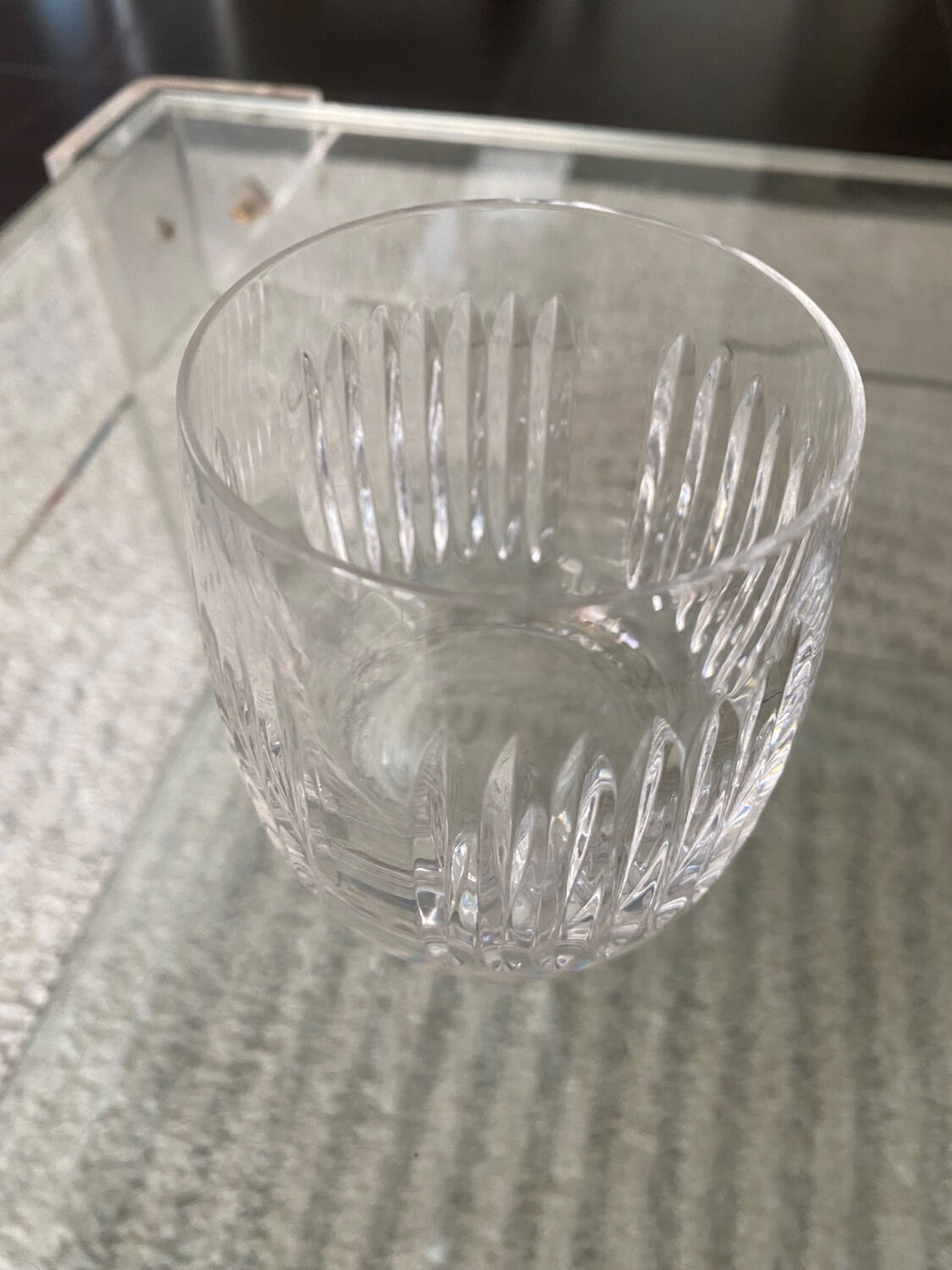 Saint Louis Crystal Glass Goblet Signed