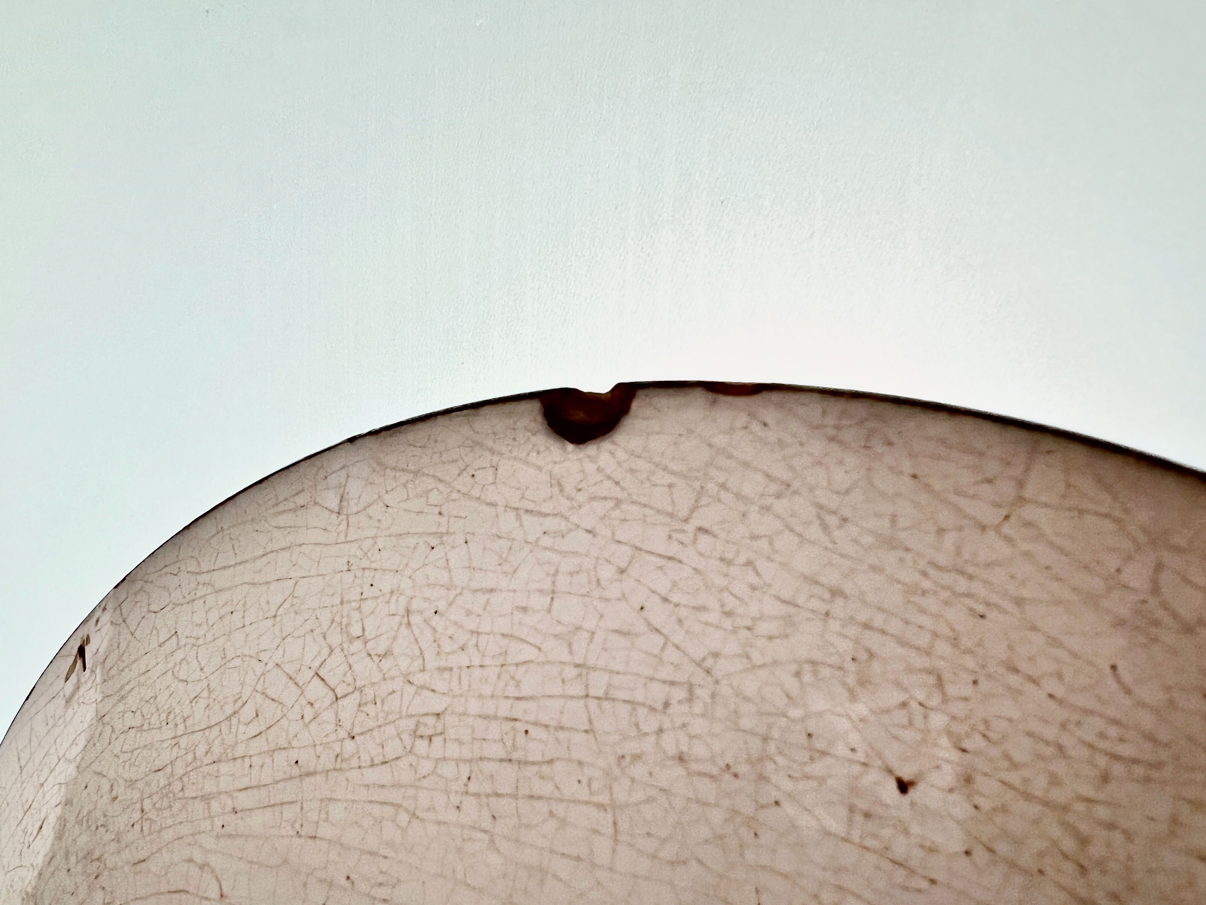 Flat ceramic plate by Robert Picault